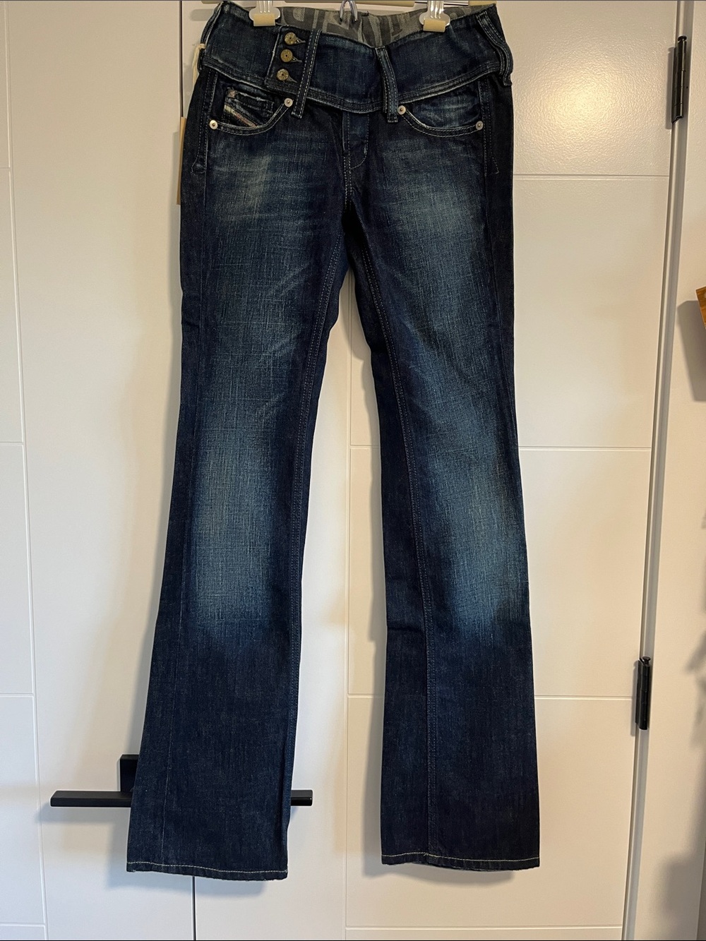 Diesel Dark Blue Flare Jeans